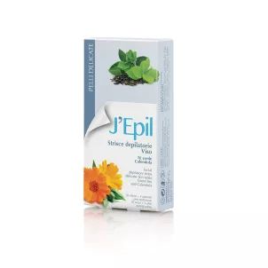 Bandes épilatoires Calendula pour le visage Bandes épilatoires Calendula pour le visage