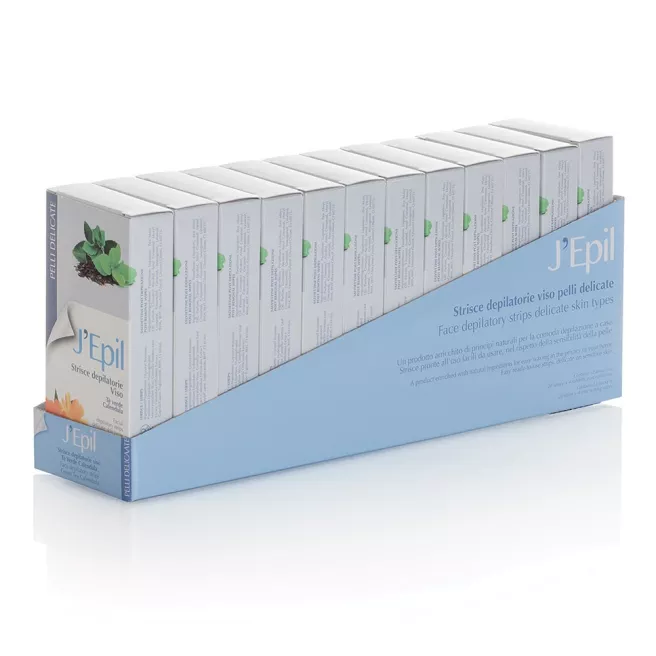 Bandes épilatoires Calendula pour le visage Bandes épilatoires Calendula pour le visage