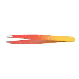 Pince à épiler inox coloré mors oblique Pince à épiler inox coloré mors oblique