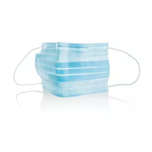 Chirurgisch masker 3 lagen blauw met elastiek (50 st)