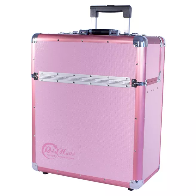 Roze Aluminium Trolley