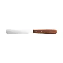 Gebogen spatel van roestvrij staal 22 cm