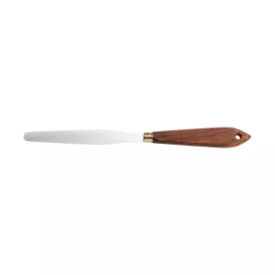 Fijne roestvrijstalen spatel  23 cm